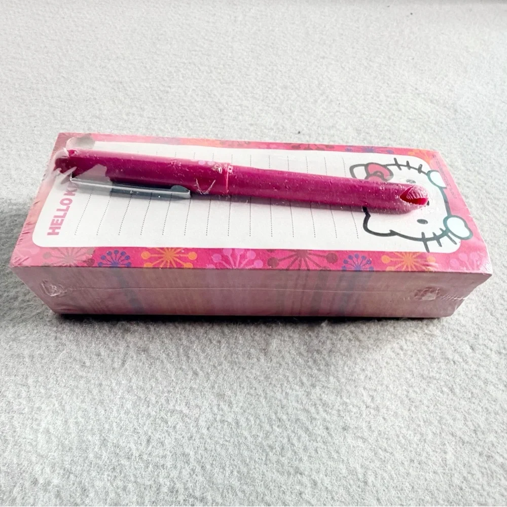 Hello Kitty Notepad List Block With Pen Sealed New 2012 Sanrio Collectible